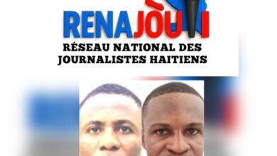 Haïti : enlèvement de deux journalistes, le RENAJOUH réclame des explications du gouvernement