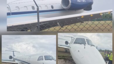 Les Cayes : un avion d’IBC Airways termine sa course hors piste sous la pluie