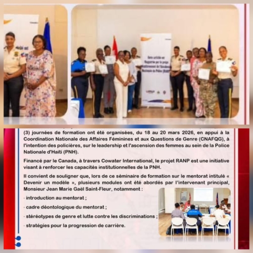PNH : Trois journées de formation pour propulser le leadership féminin 1 PNH : Trois journées de formation pour propulser le leadership féminin