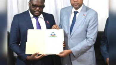 Haïti : installation officielle de M. Valéry Fils-Aimé à la tête du Ministère de l’Environnement