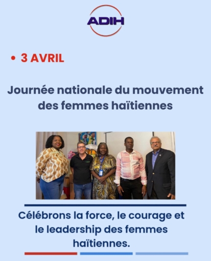 Haïti / Société : l’ADIH salue l’engagement des Madan Sara à travers le RANAMSAP