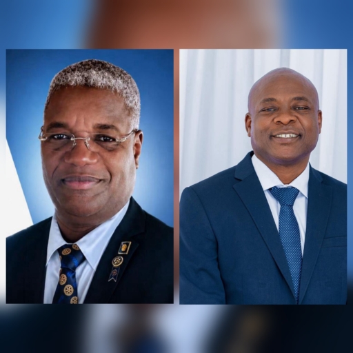 Le PDG d’Intégrité Plus Matériaux de Construction, l’Ing. Kénold DÉCIMUS, s’apprête à accueillir Clément II BENOÎT aux Gonaïves