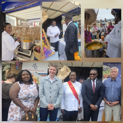 Avec la soupe "joumou", la cheffe Carline Jeanne Irantus fait découvrir la gastronomie haïtienne au Festival des Mets et des Mots 1 Avec la soupe "joumou", la cheffe Carline Jeanne Irantus fait découvrir la gastronomie haïtienne au Festival des Mets et des Mots