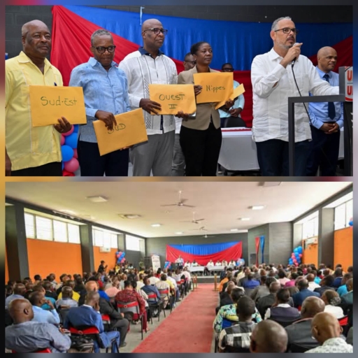Aux Cayes, le Gouvernement prépare la rentrée scolaire et remet des lettres de nomination aux directeurs départementaux