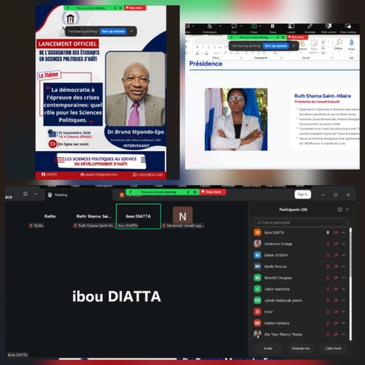 Haïti/Sciences Politiques: lancement officiel de l'AESPH