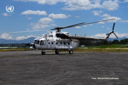 Haïti-Insécurité: un hélicoptère de l'ONU survolant le quartier Gran Ravin victime d'une attaque armée