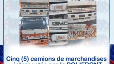 Lutte contre la contrebande: La POLIFRONT porte un grand coup, plus de 8 millions de gourdes de marchandises clandestines saisies