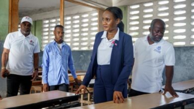 Visite de la Directrice Générale du FNE à l’École Nationale Fondamentale de Belfond Pierre