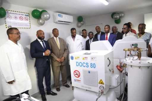 Haiti/Santé : mise en service d'une unité moderne de production d’oxygène à l’Hôpital Universitaire la Paix (HUP)