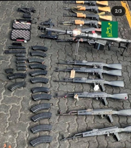 Haiti-Insécurité : Saisie impressionnante d'armes et munitions en République Dominicaine