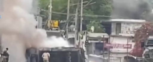 Port-au-Prince/Criminalité : un énième véhicule de la PNH incendié par des bandits