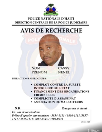 L'arrestation de Nenel Cassy, un signal fort dans la lutte contre la corruption et l'impunité en Haïti
