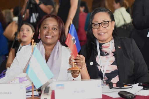 À la tribune de Mexico, la ministre haïtienne appelle à une égalité réelle entre les sexes
