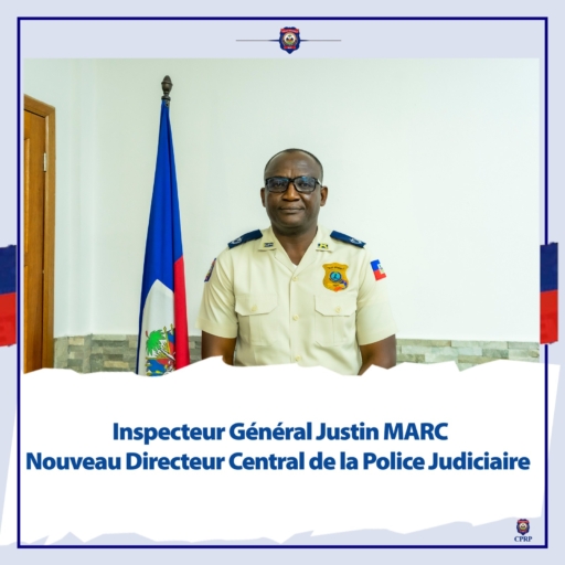 L’Inspecteur général Justin MARC prend les rênes de la Police Judiciaire