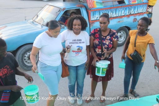 L’Organisation "Nwayo Fanm DAyiti" transforme les quartiers des Cayes pour les rendre plus beaux et plus verts