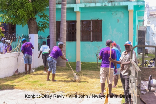 L’Organisation "Nwayo Fanm DAyiti" transforme les quartiers des Cayes pour les rendre plus beaux et plus verts