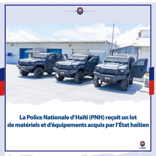 Lutte contre l'insécurité grandissante: de nouveaux matériels et équipements remis à la PNH 3 Lutte contre l'insécurité grandissante: de nouveaux matériels et équipements remis à la PNH