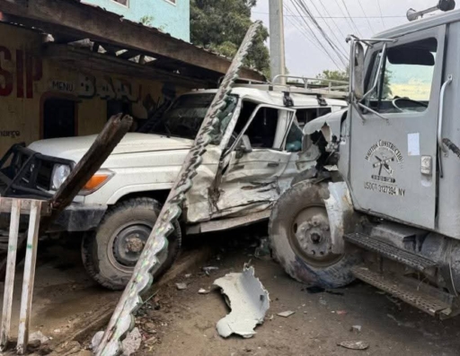 Cap-Haitien: Quatre prêtres catholiques impliqués dans un accident de circulation