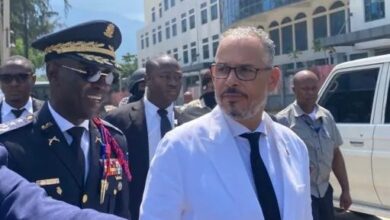 Visite d'inspection du PM Fils-Aimé au Champ-de-Mars pour constater l’avancement des travaux de réhabilitation de la capitale