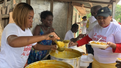Troisième édition de "soup solidarite ak lanmou" de l’organisation "AYITI NOU VLE VIV"