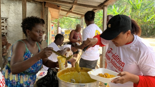 Troisième édition de "soup solidarite ak lanmou" de l’organisation "AYITI NOU VLE VIV"