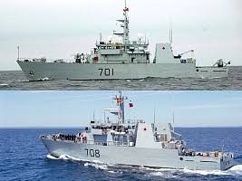 À l’approche du 7 février, l’USS Stockdale patrouille au large de Port-au-Prince