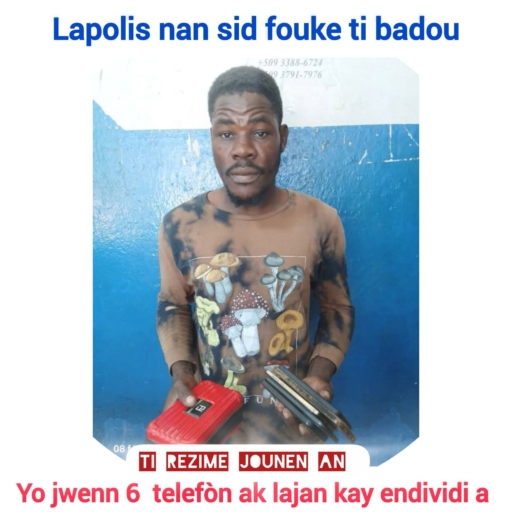 Braquages aux Cayes: la police met la main sur «Ti Badou»