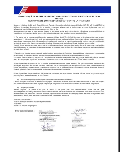 Levée de boucliers contre le pacte de gouvernabilité, qualifié de menace pour la transition