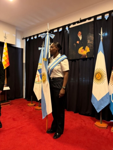 Une cadette haïtienne brille à l’Académie navale d’Argentine