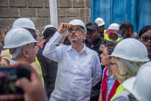 Tournée gouvernementale aux Cayes : cap sur l’eau potable avec la réhabilitation du réservoir de la Savane