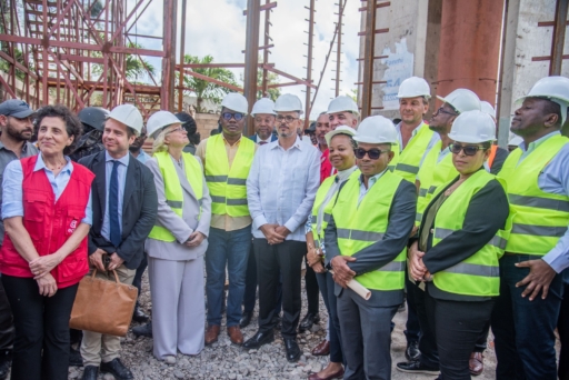 Tournée gouvernementale aux Cayes : cap sur l’eau potable avec la réhabilitation du réservoir de la Savane
