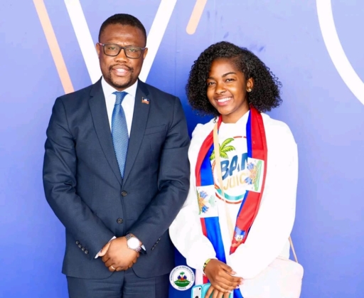 France : Ariana Milagro Lafond reçue par l’ambassadeur Louino Volcy à Paris après son succès au « House of Challenge »