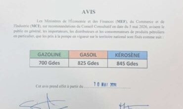 Caburant : Le gouvernement officialise une baisse de 25 gourdes sur la gazoline et le diesel 4 Caburant : Le gouvernement officialise une baisse de 25 gourdes sur la gazoline et le diesel