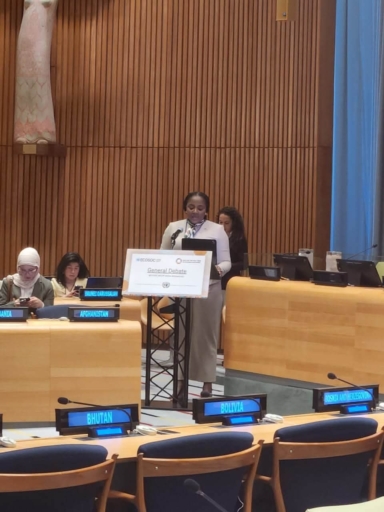 Dre Sandra Paulemon défend les ambitions d'Haïti au Forum politique de haut niveau de l'ONU