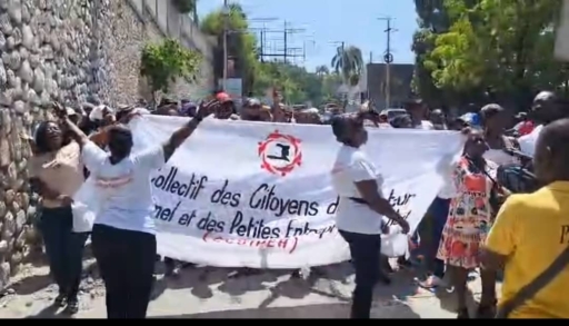 Haïti crise: Le CCSIHPE poursuit sa mobilisation dans la capitale pour défendre les petits commerçants