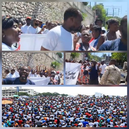 Haïti crise: Le CCSIHPE poursuit sa mobilisation dans la capitale pour défendre les petits commerçants