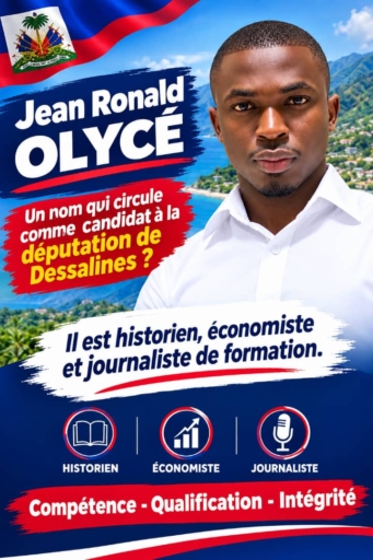 Élections : Jean Ronald OLYCÉ au cœur des débats autour de la députation à Marchand-Dessalines 3 Élections : Jean Ronald OLYCÉ au cœur des débats autour de la députation à Marchand-Dessalines