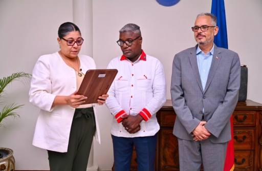 La Bibliothèque Georges Castera de Limbé remet une plaque d’honneur au Premier ministre Alix Didier Fils-Aimé