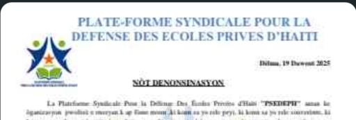La PSEDEPH critique le côté apatride des membres du CPT et appel à la résilience et à la souveraineté