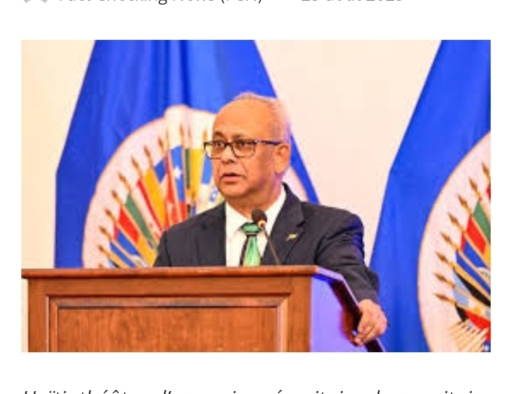 L'OEA plaide pour un soutien diplomatique et financier renforcé face aux violences des gangs en Haiti 1 L'OEA plaide pour un soutien diplomatique et financier renforcé face aux violences des gangs en Haiti
