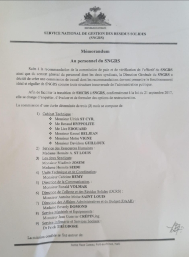 SNGRS : une Commission installée pour redresser l’institution