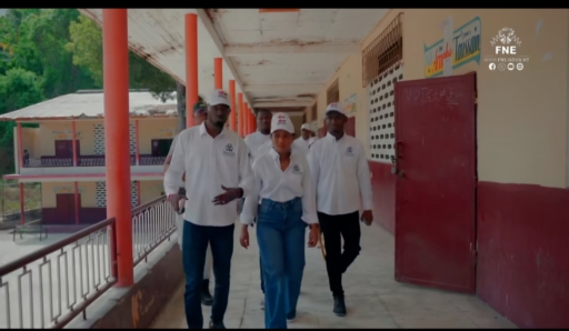 Visite d’évaluation du FNE au Lycée Philippe Guerrier au Cap-Haïtien
