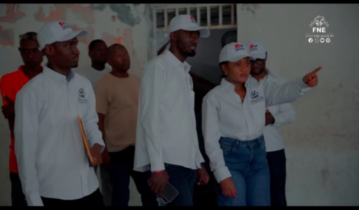 Visite d’évaluation du FNE au Lycée Philippe Guerrier au Cap-Haïtien