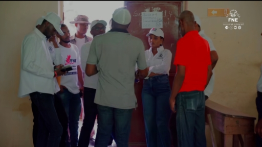Visite d’évaluation du FNE au Lycée Philippe Guerrier au Cap-Haïtien